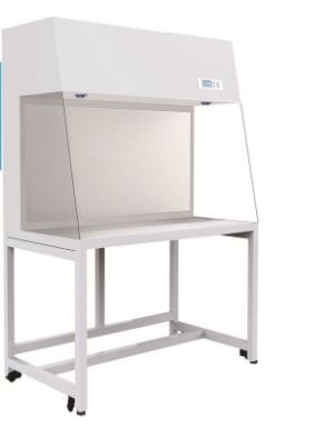 Banco de limpieza de flujo horizontal con purificación